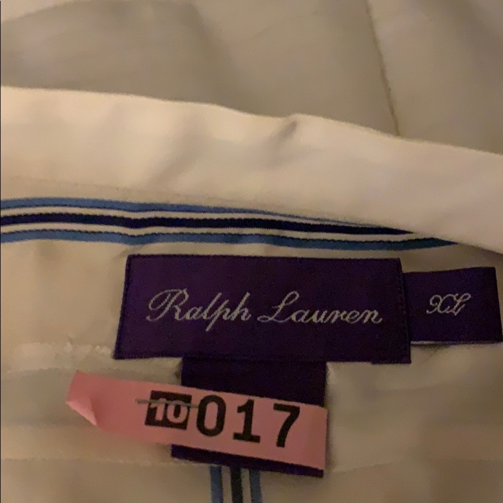 RLPL banded silk shirt - FINAL $ cut